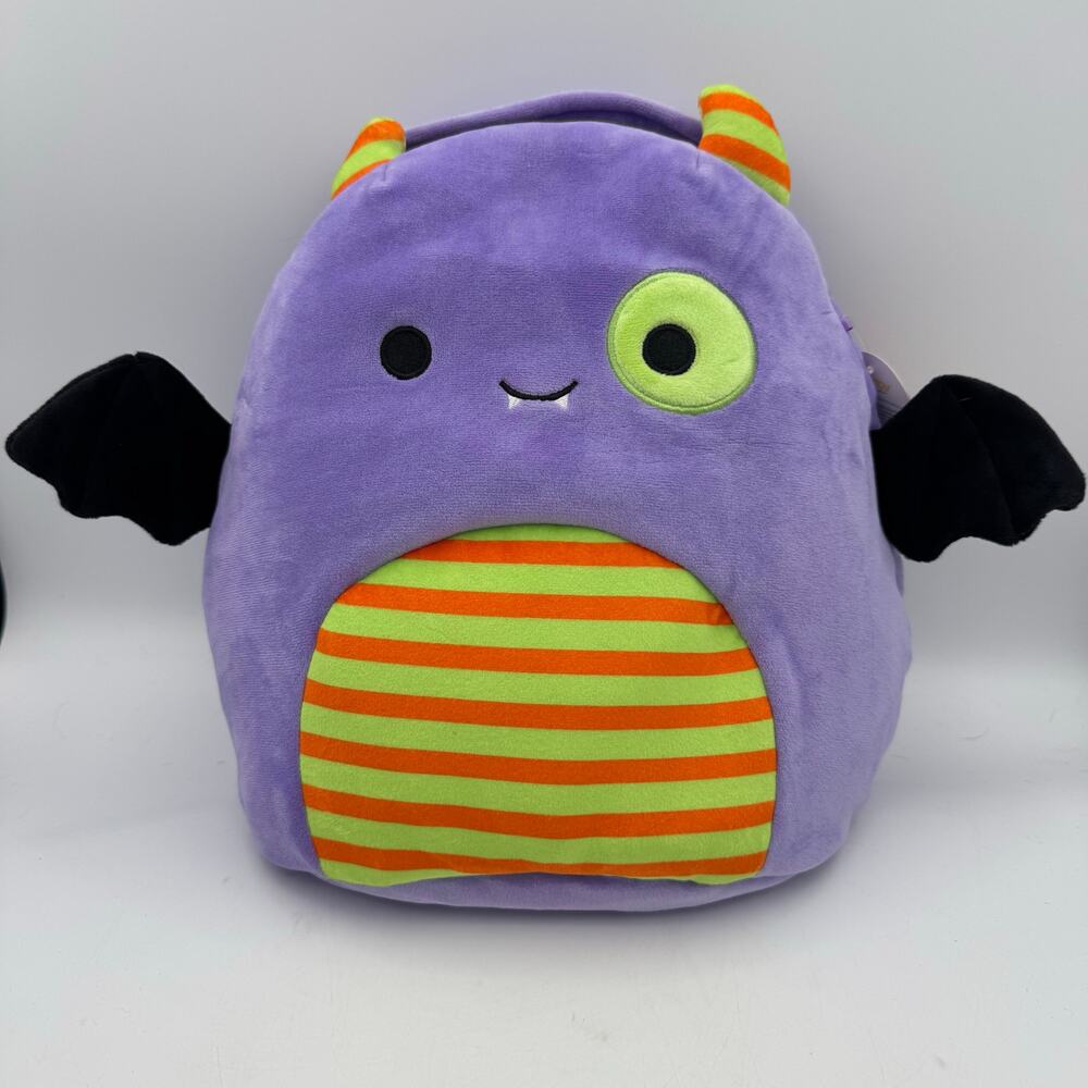 Original Squishmallows Blaze Halloween Treat Pail 12” Plush Candy Bucket Monster